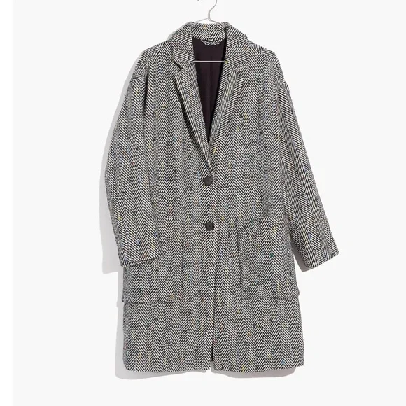 Madewell Elmcourt Fleckled Herringbone Coat - Picture 4 of 16
